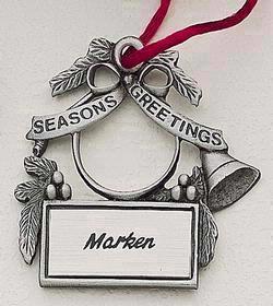 Horn Marken Design Cast Ornament