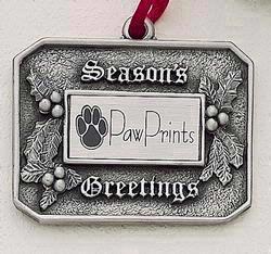 Season's Greetings Holly Marken Design Cast Ornament