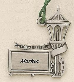 Lantern on Post (2026) Marken Design Cast Ornament