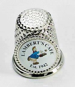 Thimble Souvenir Collectible w/ PhotoEmblem, 3/4