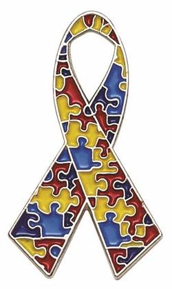 Autism Awareness Ribbon Lapel Pins
